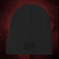Image 1 of Black logo beanie