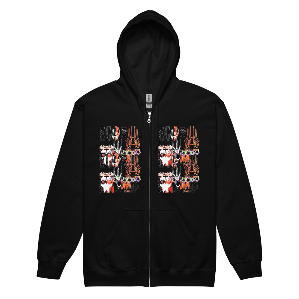 damacy forever//zip-up hoodie