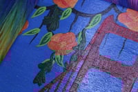 Image 4 of Golden Gate Bridge x California Poppy 8x8 Original 