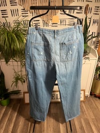 Image 3 of Target bleached denim jeans with pockets 