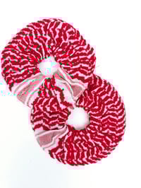 Image 3 of Keffiyeh Scrunchies (Red)