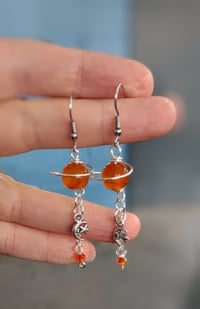 Saturn earrings 