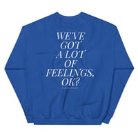 Image 2 of Sad But Rad Club Sweatshirt (Blue)