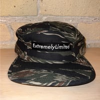 Image 2 of Tiger leaf camo box logo camp cap