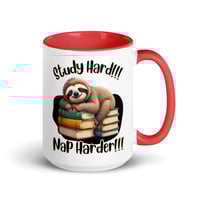 Image 6 of Study Hard Nap Harder Coffee Mug