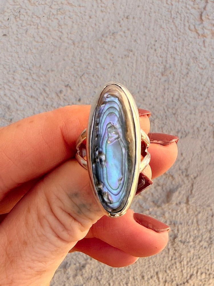 ABALONE RING / Size 6.5