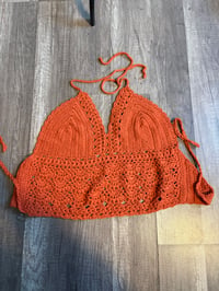 Image 1 of Crochet halter top 