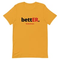 Image 4 of bettER Short-Sleeve Unisex T-Shirt - Black/Red