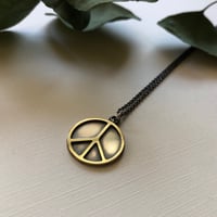 Image 3 of Peace Necklace 
