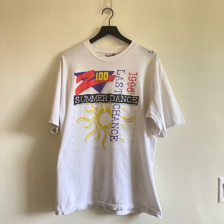 Image of 1996 Z100 Summer Dance Staff T-Shirt