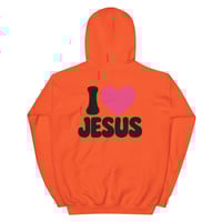 Image 3 of “I love Jesus” Unisex Hoodie