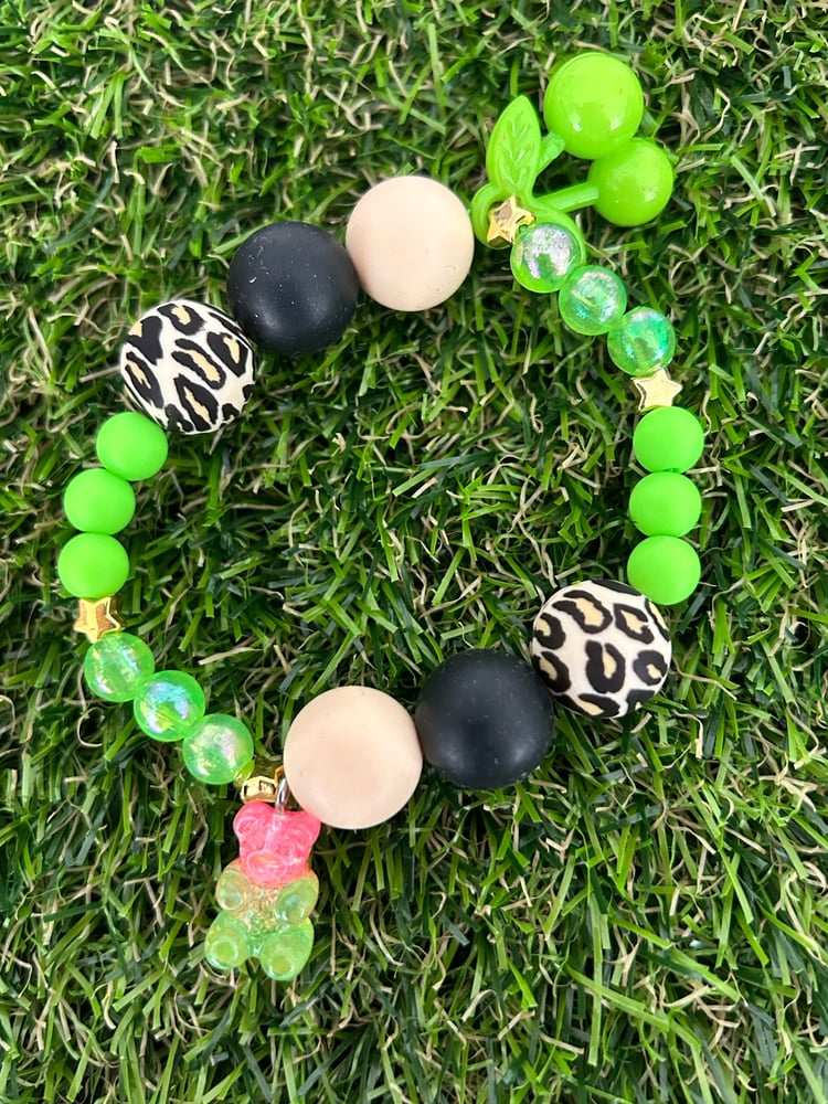 Image of Lime & candy bracelet 