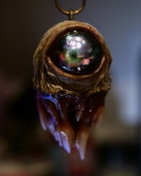Image 12 of Nebula Fang Oracle Pendant - 1.5" Handmade OOAK