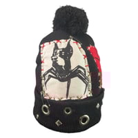 Image 3 of “GNARLY JUNK #1” Custom Punk Beanie