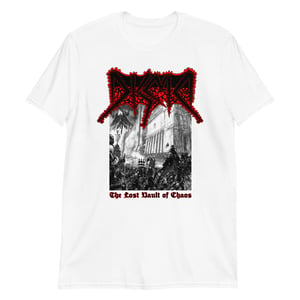 Image of DISMA - THE LOST VAULT OF CHAOS WHITE Short-Sleeve Unisex T-Shirt
