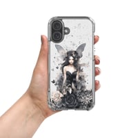 Image 11 of Dark Fairy and Flowers Goth Inspired Mystical Fantasy Clear Case for iPhone®