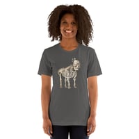 Image 25 of Antique Anatomical Illustration Human and Elephant Skelton Unisex t-shirt