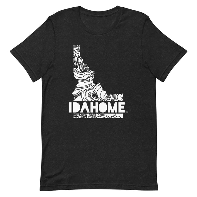 IDAHOME Topo- Unisex T-shirt - White print
