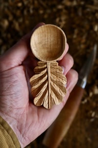 Image 2 of ‘ Oak Leaf Coffee Scoop 