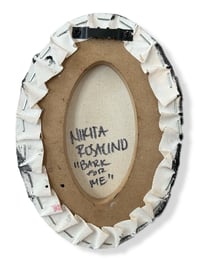 Image 3 of “BARK FOR ME” ORIGINAL PAINTING BY NIKITA ROSALIND 7”x5”