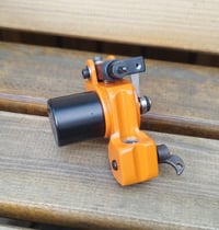 Image 4 of Aluminium sidewinder orange powder coated finish