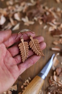 Image 6 of Fern Leaf- Earrings 