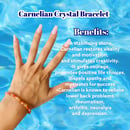 Image 2 of Carnelian Healing Crystal Bracelet 