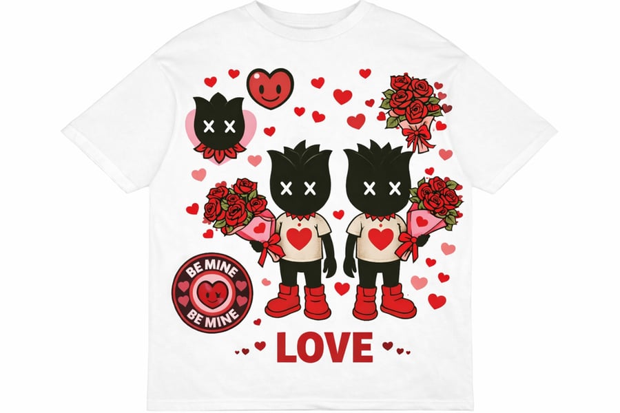 Image of Black rose LOVE TEE