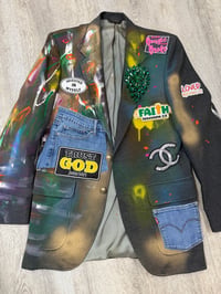 TRUST GOD CUSTOM BLAZER