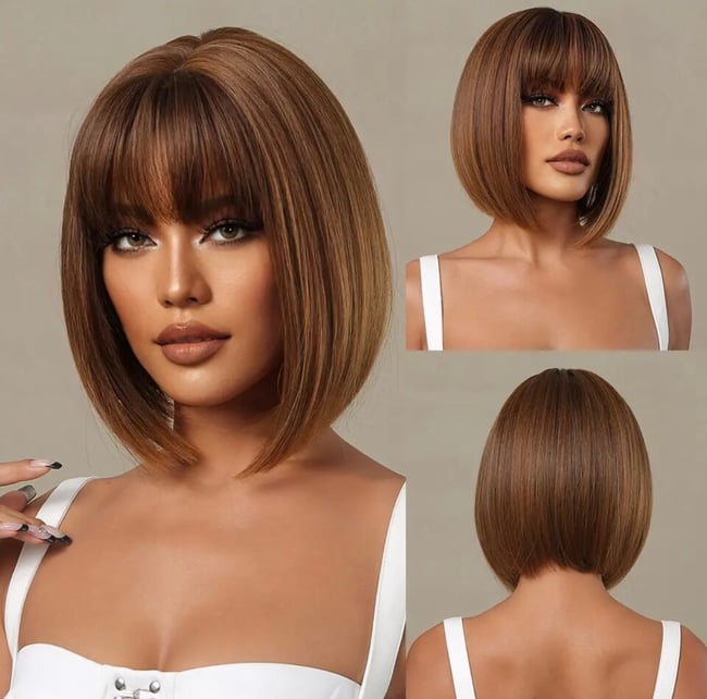 Short Syntnetic Wigs  
