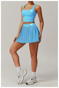 Image 1 of 444 Skort Set Aqua 