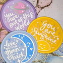 Love you to the moon and back patch / badge