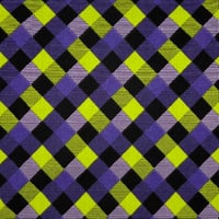 Image 1 of Abstract - Purple & Green Plaid