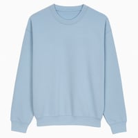 Image 2 of „Day off“ Crewneck light blue unisex