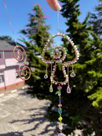 Image 1 of IN BLOOM- Copper Mushroom Suncatcher