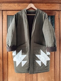 Image 4 of Green Quilt Coat