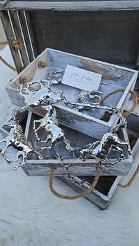 Image 4 of Silver Horse Concho Chain Link Belt