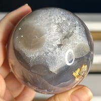 Image 4 of Moss Agate Sphere (28A)