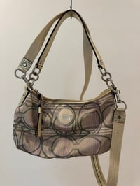 Image 2 of Coach Signature Plaid 2-way Bag