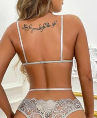 Image 2 of Sliver lace One Pece 