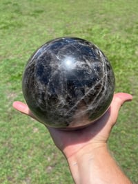 Image 8 of Large Smoky Quartz Sphere Statement Piece #2533