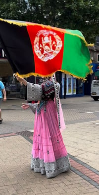 Image 1 of Afghan flag 90 x 150 cm