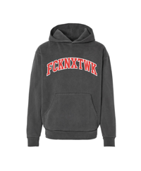 Fcknxtwk dark Grey hoodie 