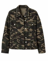 Image 5 of CAZADORA DENIM EST CAMUFLAJE