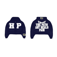 Image 1 of hidden potential trust the path art heals pain zip up hoodie 