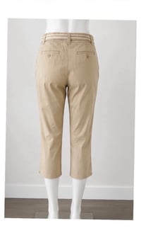 Image 3 of New Sz. 8 Charter Club Belted Cropped Pants #998*12