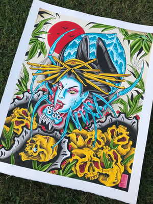 Image of WOODZ’ JOROGUMO PRINT