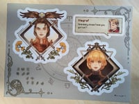 Final Fantasy Tactics sticker sheet