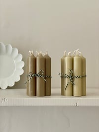 Image 5 of Bougies courtes vertes (x7)