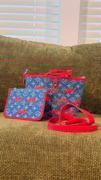 Image 1 of LVTM monogram cherry neverfull bb